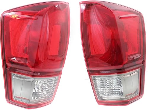Para Toyota Tacoma 2016 2017 2018 2019 TRD SportOff Road Modelo Rojo Lente Par de Conductor y Pasajero Lado DOT TO2800198 + TO2801198 Para Toyota Tacoma 2016 2017 2018 2019 TRD SportOff Road Modelo Rojo Lente Par de Conductor y Pasajero Lado DOT TO2800198 + TO2801198