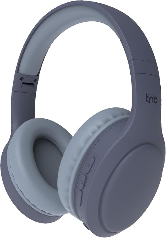 Bezdrôtové slúchadlá T'nB Tonality, skladacie, pasívne potlačenie hluku, Bluetooth, vstavaný mikrofón, výdrž batérie 30 hodín, modré
