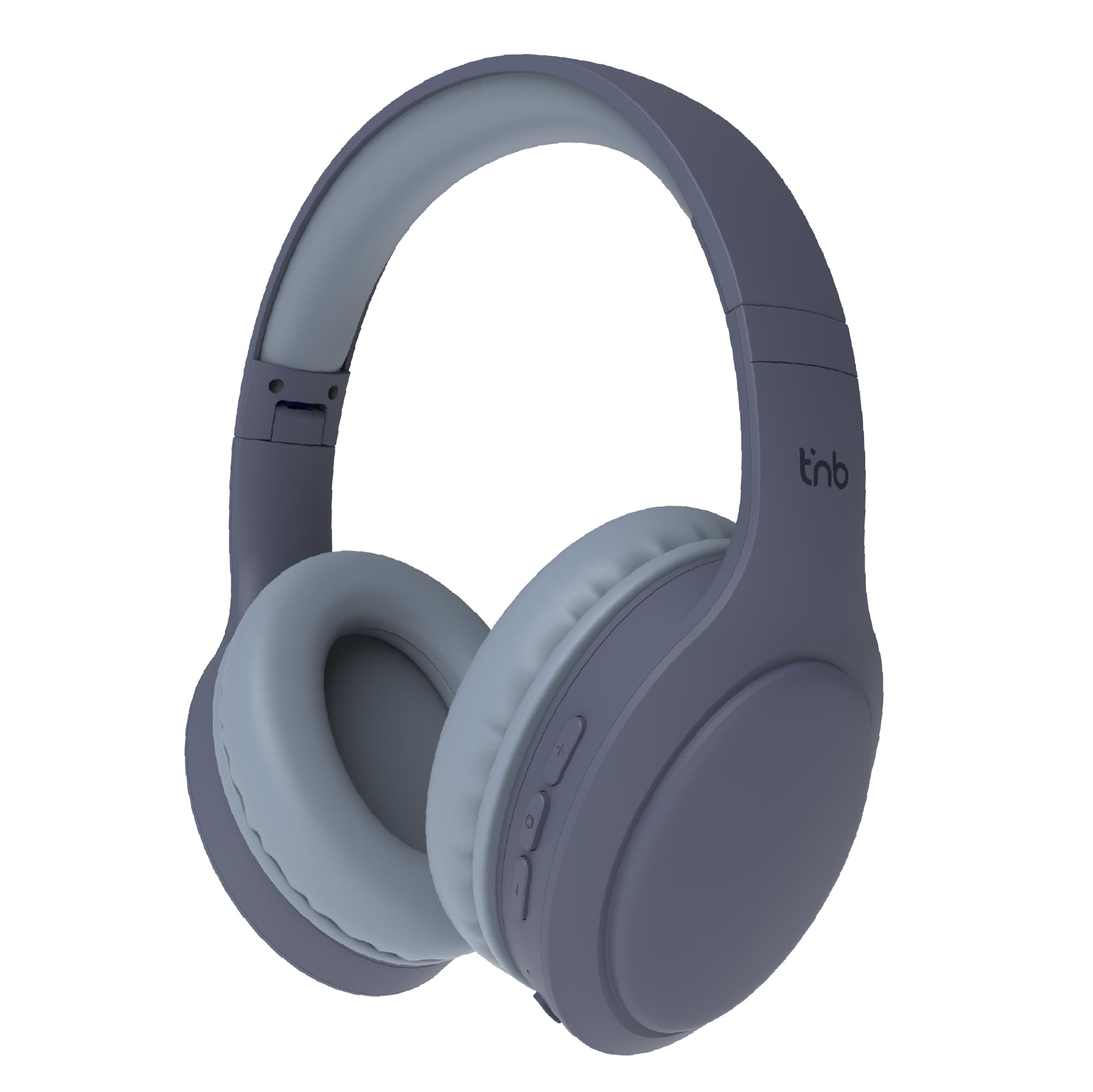 T'NB Tonality, Casque sans Fil Pliable A Réduction De Bruit Passive, avec Connexion Bluetooth, Son Stéréo avec Micro Intégré, Autonomie Jusqu'à 30 Heures – Bleu