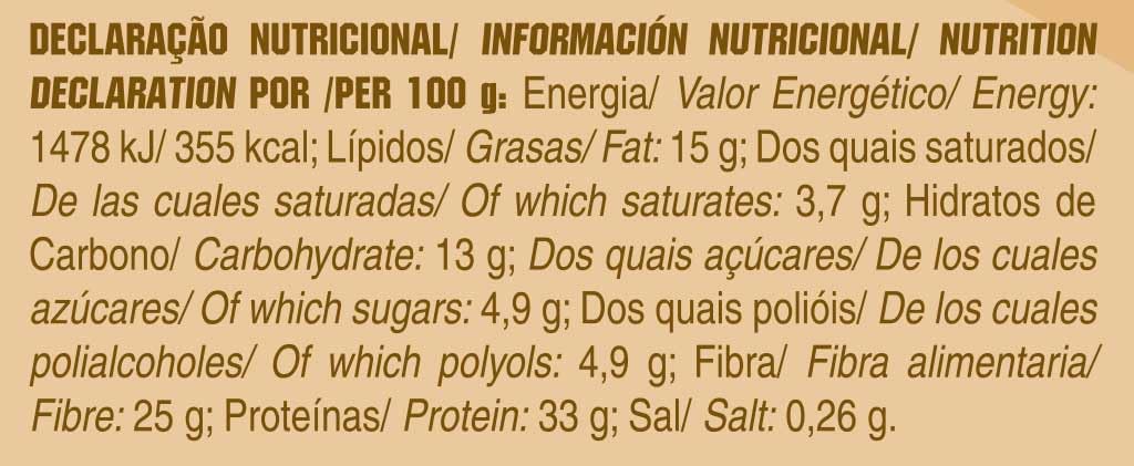 Goldnutrition Total Protein Bar Low Sugar 60g, Cacahuète, Boîte de 10 x 60g