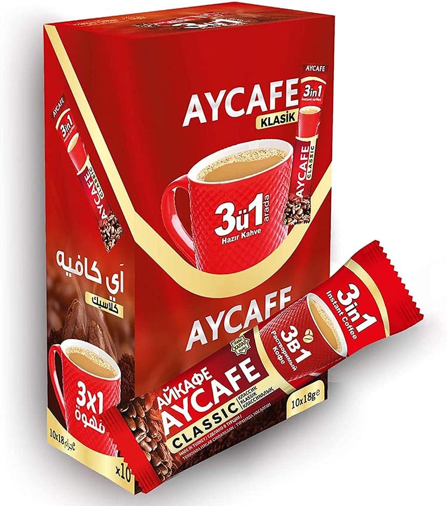 Aycafe Classic 3in1 Instant Coffee Box, 10 Sachet