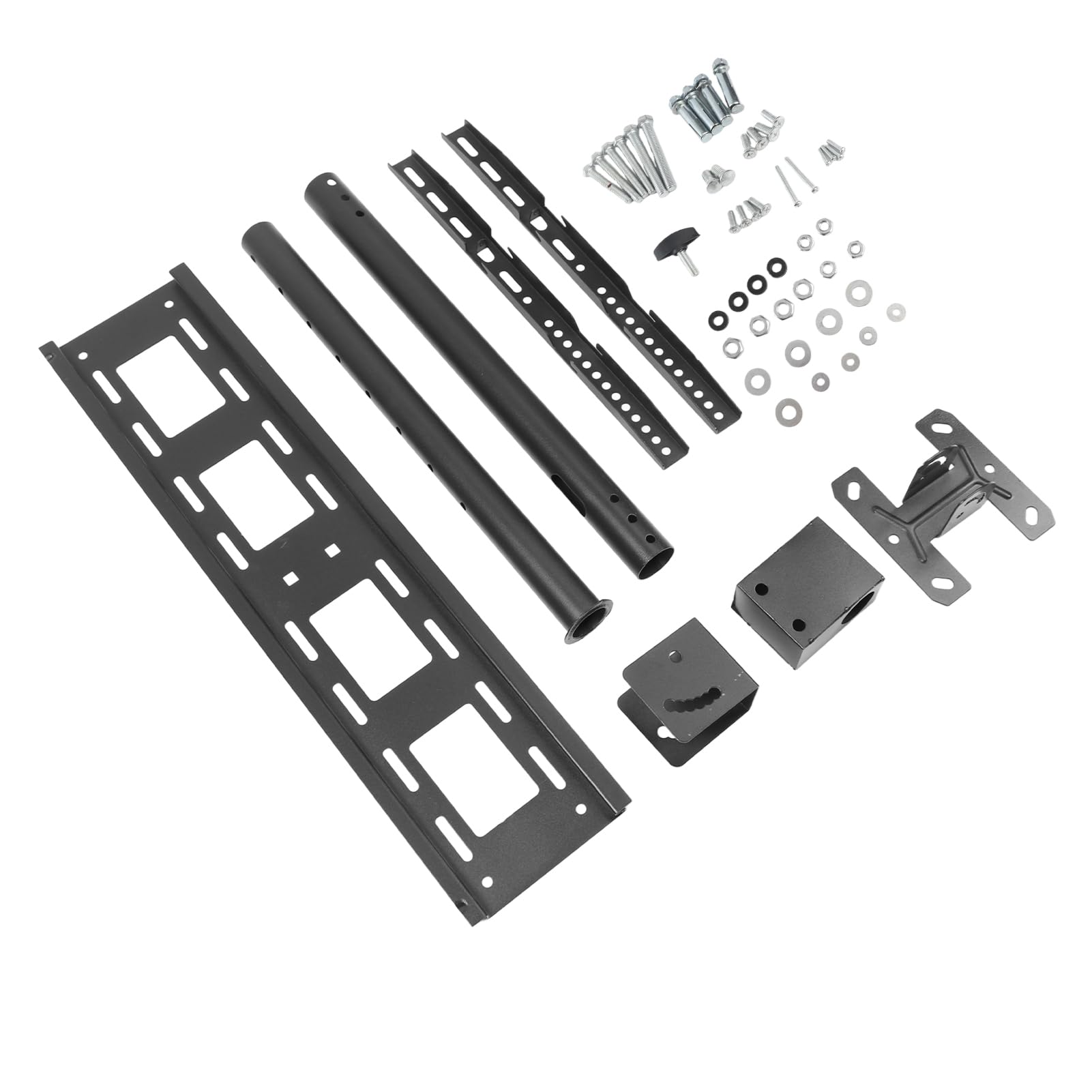 Supporto TV da Soffitto per Display a Schermo Piatto da 32 a 85 Pollici, Staffa di Montaggio TV Regolabile, Staffa TV Girevole a 360 Gradi e Inclinabile a 90 Gradi