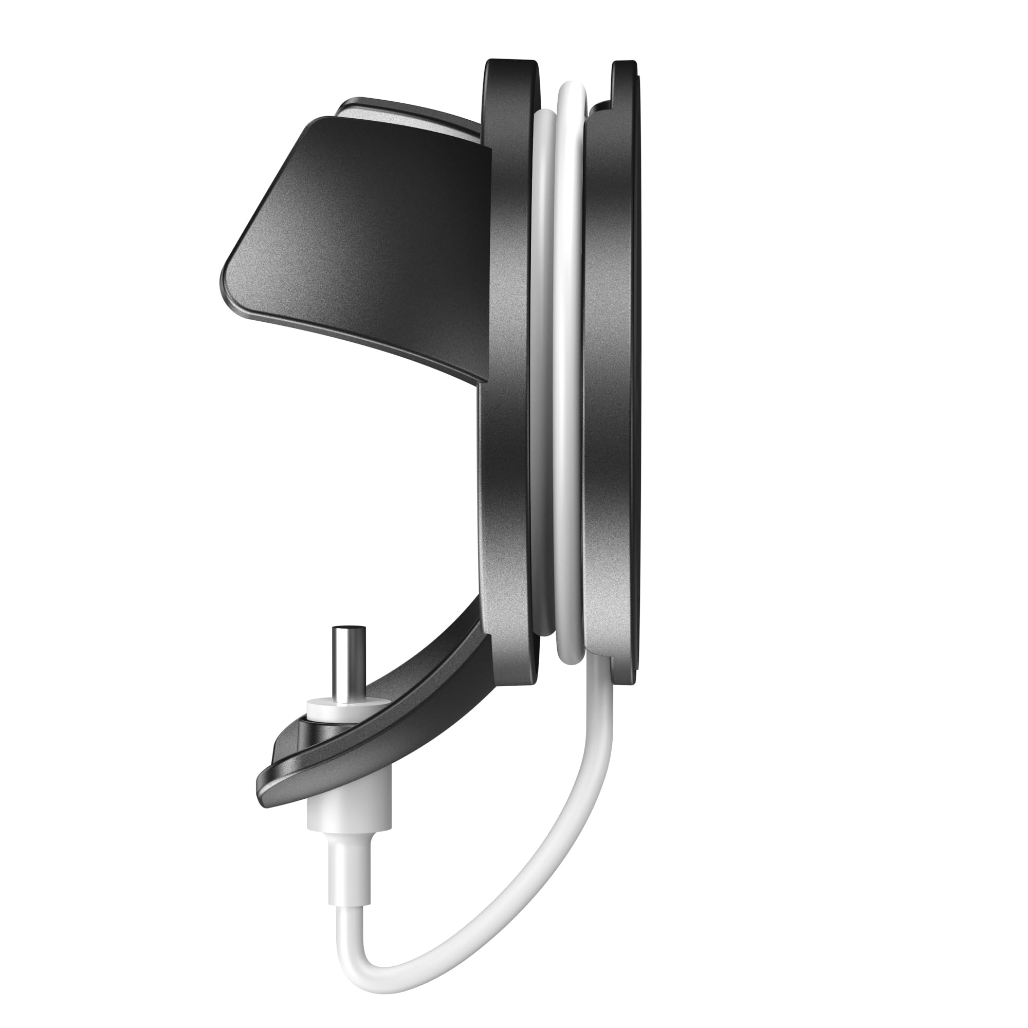 Supporto Da Parete Per Google Nest Audio 5° Gen - Supporto Salvaspazio Con Gestione Cavi (Nero) - Foto 4