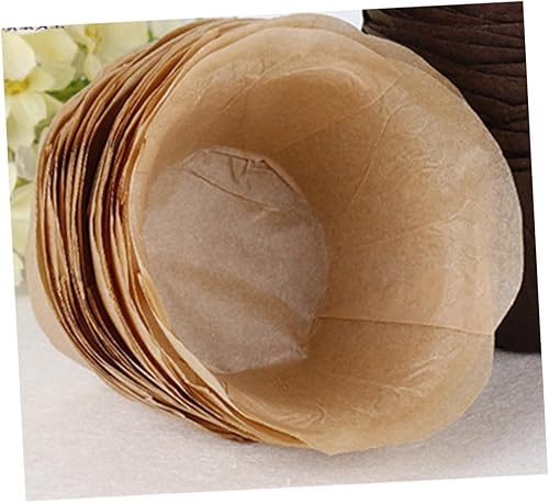 Miniatura 3 de Zerodeko 150 Pcs Muffin Paper Cups Cake Paper Cups Picnic Paper Tray Lotus Cupcake Wrappers Dollhouse Doors and Windows Packing Paper Cupcack Wraps