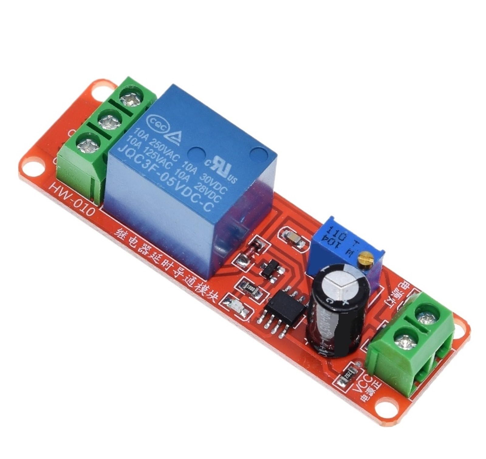 Relais temporisé NE555 DC 12V pour l'automatisation de la maison connectée