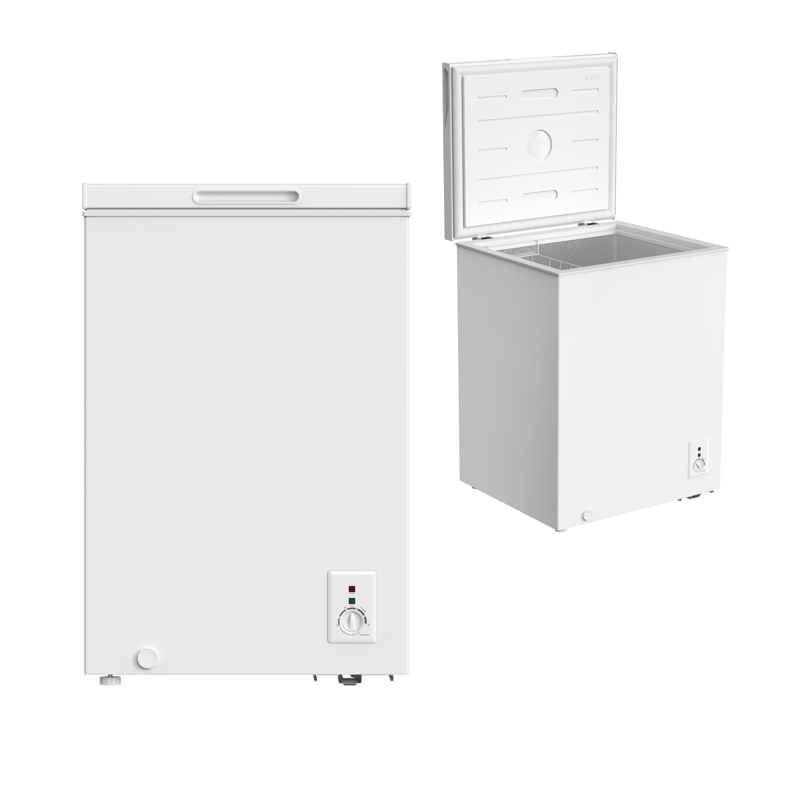 YUNA FROSTER 100 Gefriertruhe DUAL Modus mit Drahtkorb 4 Sterne Gefrierfach weiß