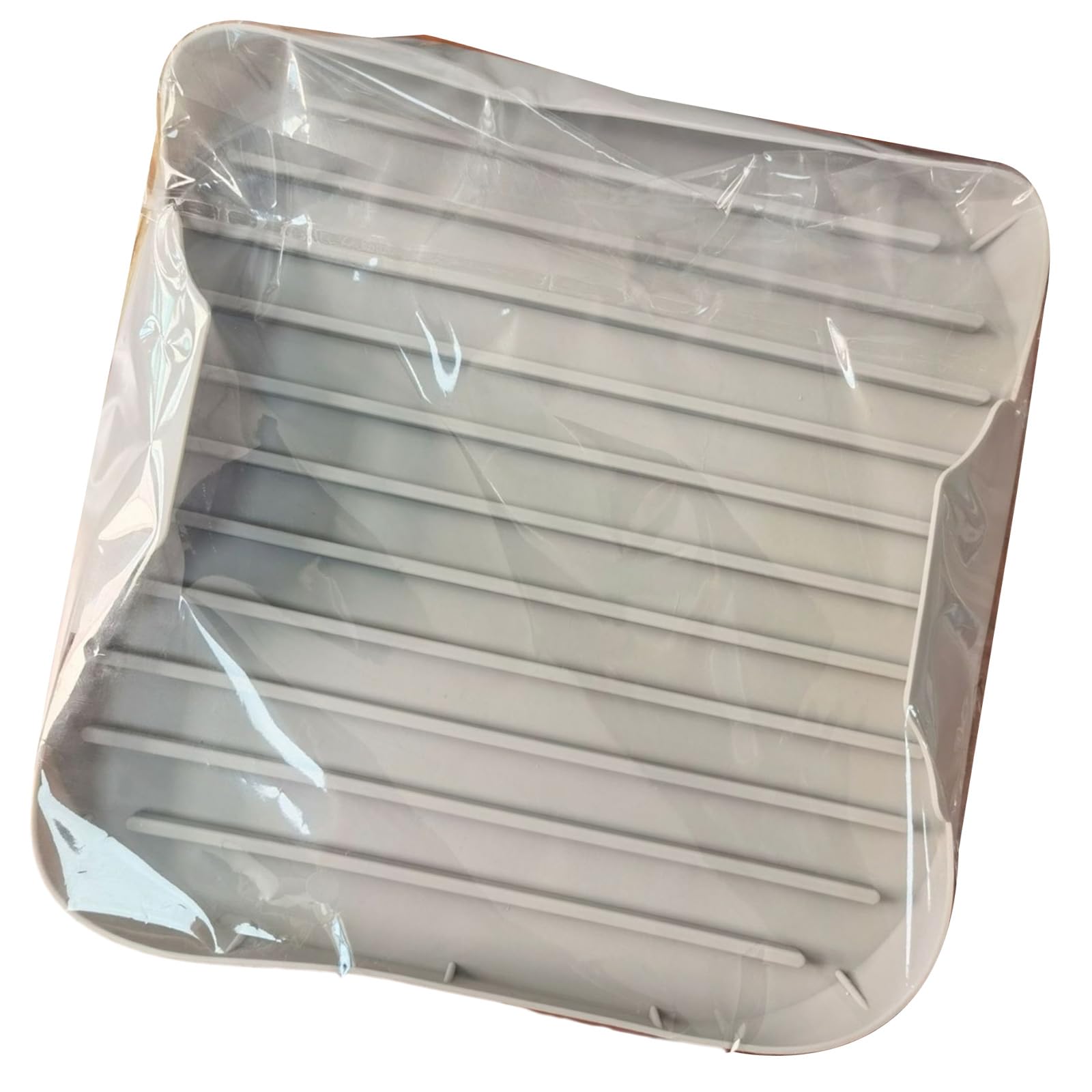 Snorvixre Microwave Bacons Tray with Greases Collector Dishwasher Safe Quick Cleaning Design Multipurpose Cooker Bacons Crisper Tray