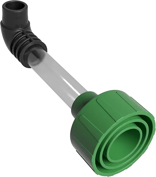 EZVAC - AC Drain Line Cleaner Adapter Evacuates & Unclog AC Drain Line - HVAC to PVC AC Drain Line Cleaner Tool - Universal Fit AC Drain Line Unclogger - AC Drain Line Cleaning Tool - Clear Visibility