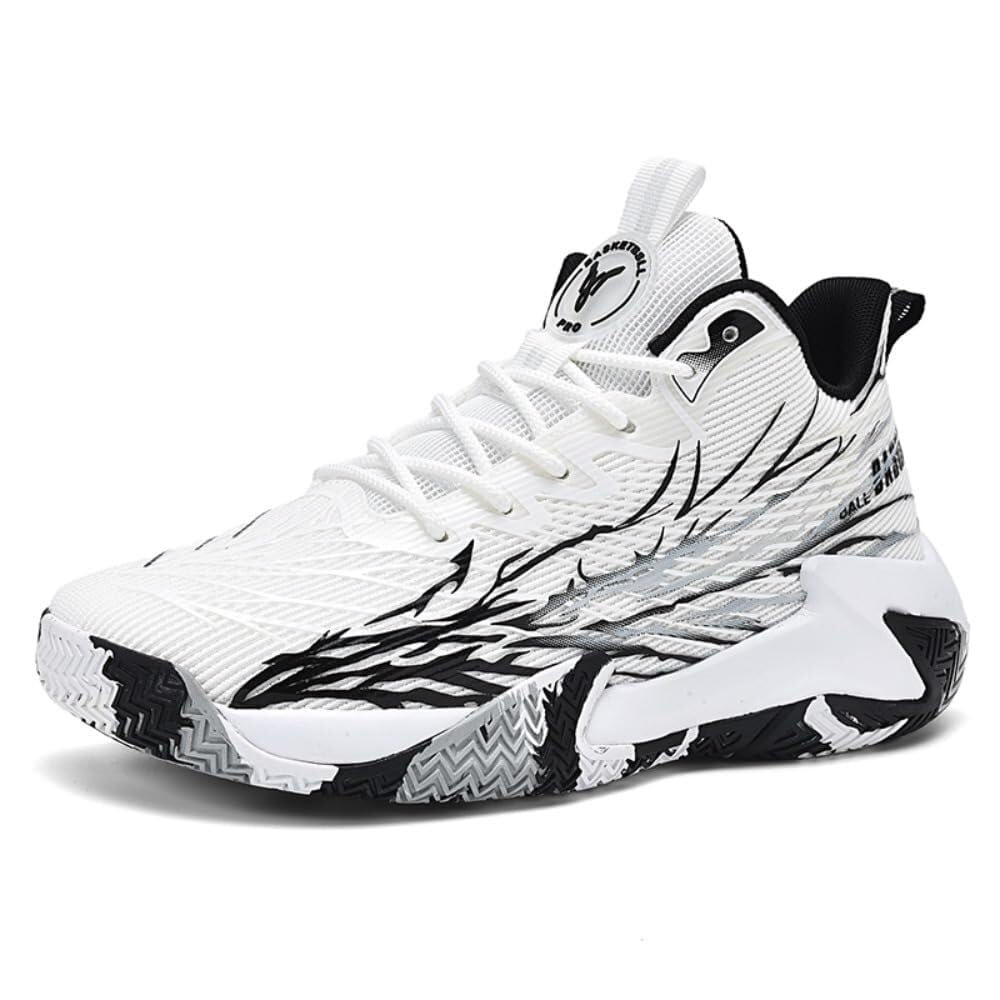 Zapatos Deportivos de Gran tamaño for Hombre, Zapatos Baloncesto Antideslizantes, Resistentes al Desgaste, Transpirables, Informales, for Correr Aire Libre