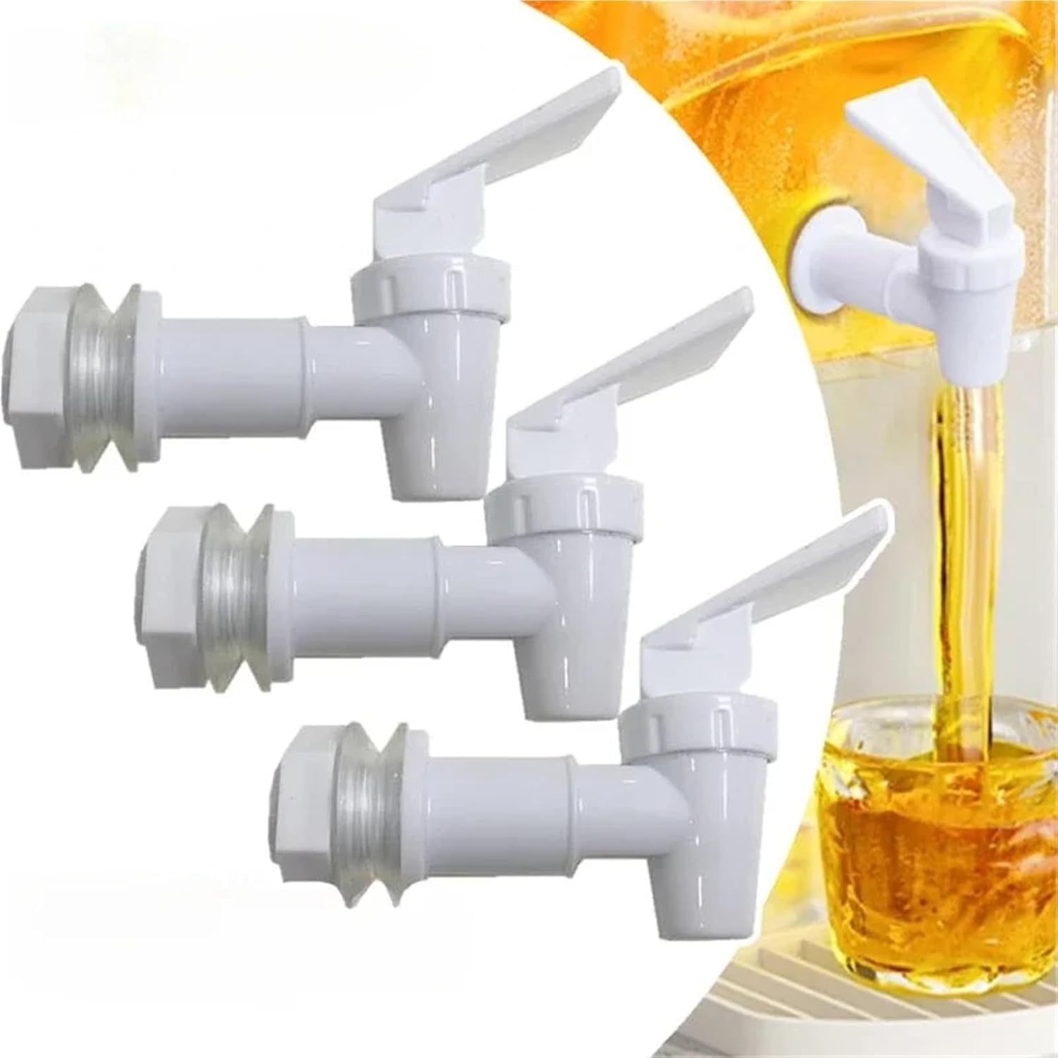 1/2Pcs Glass Wine Bottle Faucet Jar Barrel Water Tank with Filter Valve Dispenser Switch Tap Beer Bibcock(1Pcs)
