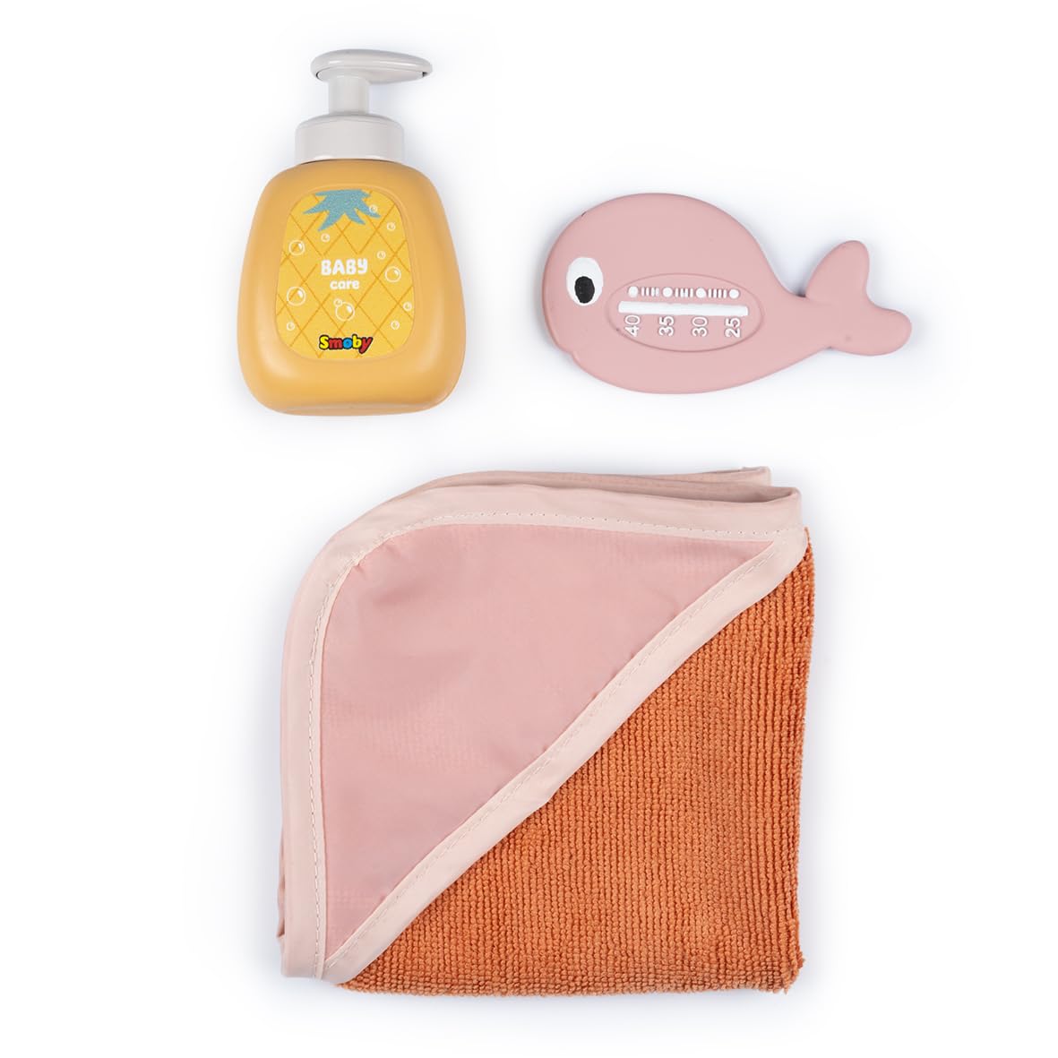 Smoby Baby Nurse Baignoire Balnéo pour Poupons 42 cm Module Electronique Jets d'eau Bulles Lumières LED Accessoires Jeux
