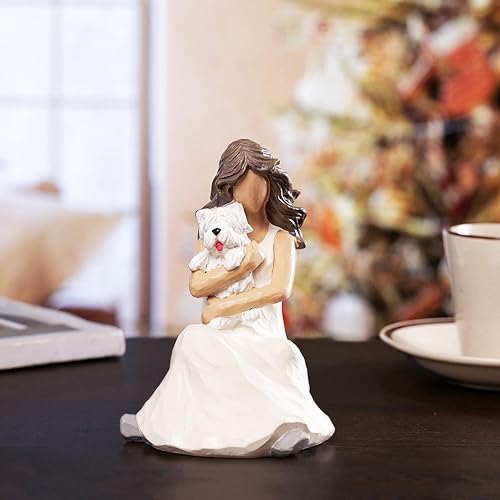 Miniatura 5 de BUTILIVEEN Familia de 4 figuras, escultura familiar de 4, regalos para la familia, escultura familiar de resina para aniversario, cumpleaños,