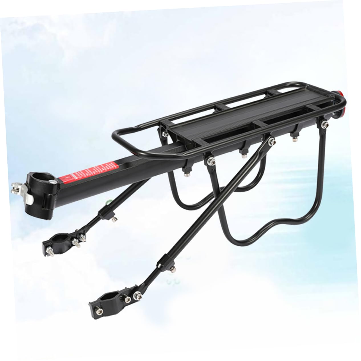 WOONEKY Tylny Bagażnik Rowerowy Bagażnik Na Rower Górski Tylna Podstawka Uchwyt Na Rower Bagażnik Rowerowy Tylna Półka Rowerowa