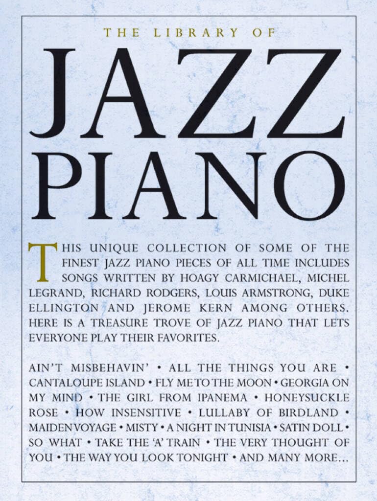 The Library Of Jazz Piano by Hal Leonard Publishing Corporation (Book)