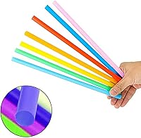 Vista 7 de Pajitas desechables, popotes desechables para batidos, ideales para reuniones familiares, fiestas de cumpleaños y reuniones de vacaciones, 300