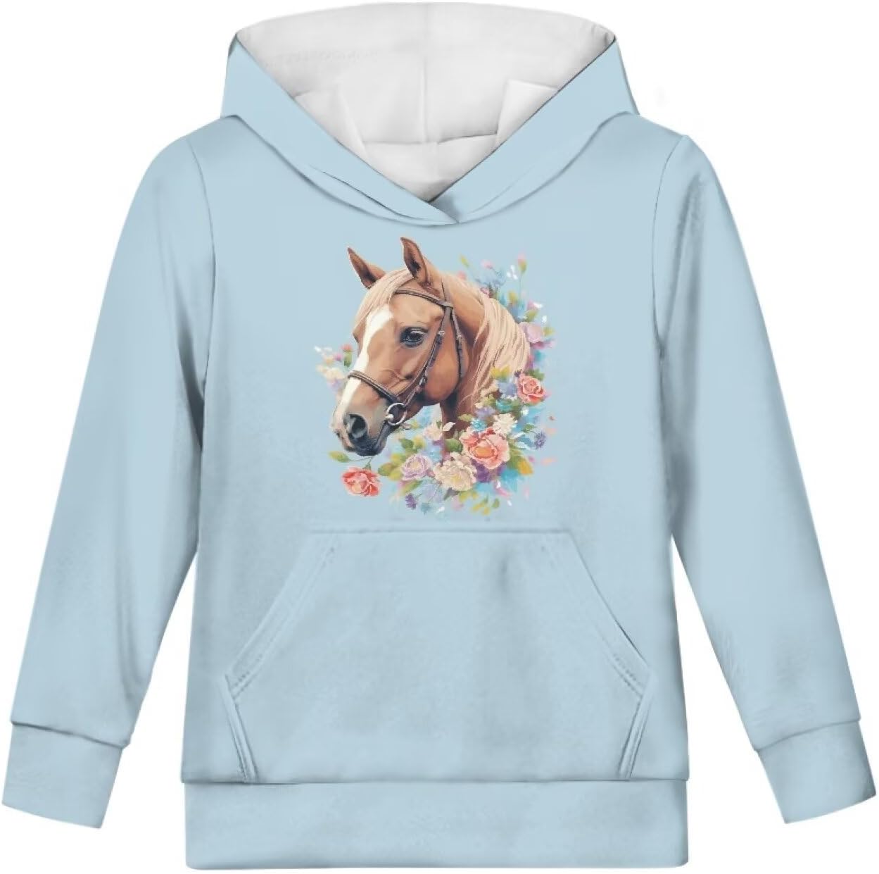Boys Girls Hoodies Sweatshirt Comfy Sport Clothing for Kids Trendy Hooded Pullover 6-14 Years Old Fall Outfit