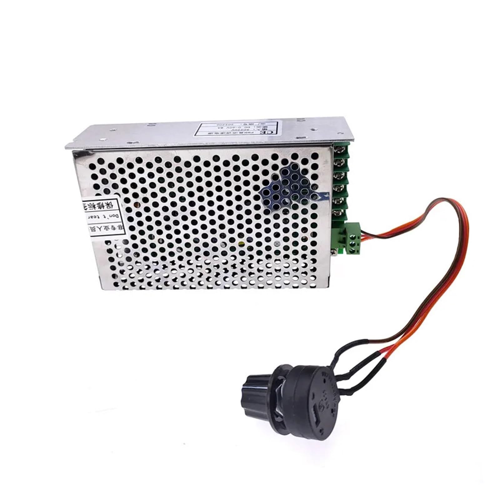 Juego De Husillo De 400W Y 48V CC, Fuente De Alimentación con Regulador De Velocidad Ajustable De 0 A 60V, Ambos For Máquina De Grabado Precisión Eficiente(48V 400W 4)