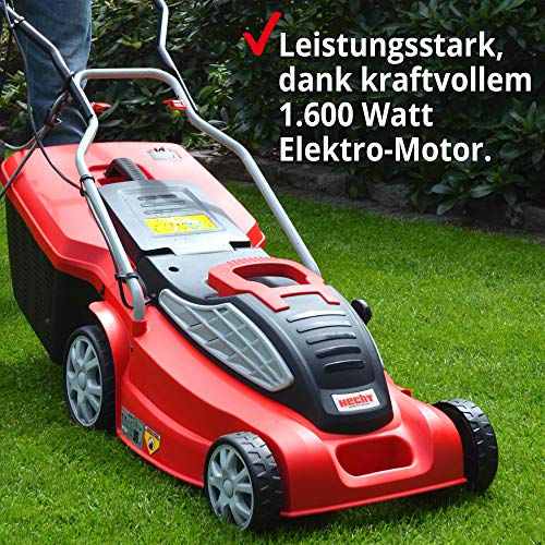 HECHT Premium Elektro Rasenmäher 1600 W 38 cm 45 L Fangkorb – Ansicht 4