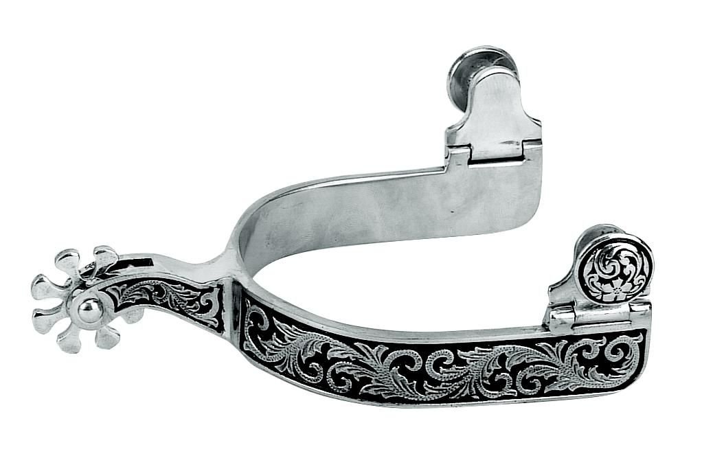 Weaver Cuir SS Spur éperon gravé 3/10,2 cm pour corriger la fixité du talon - 2