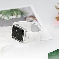 Vista 227 de Lightweight Resin Band For Apple Watch Series 11 10 SE 9 8 7 6 5 4 3 2 1 Ultra 3 2, Fashion Adjustable Replacement Strap for iWatch Bands 38mm 40mm