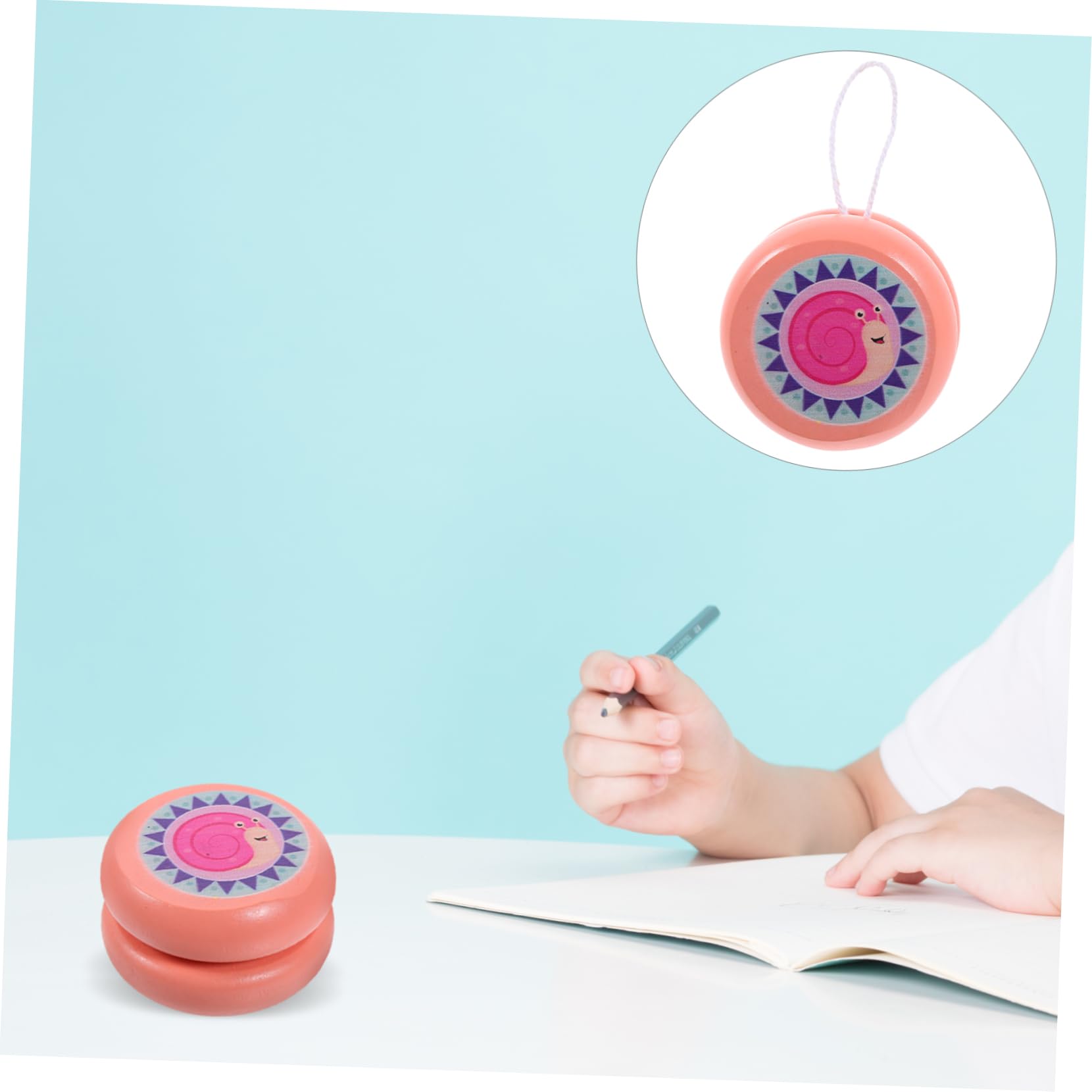 Toddmomy Adorable Yo Yo for String Ball Plaything Improves Finger Flexibility Coordination Design Present for Boys