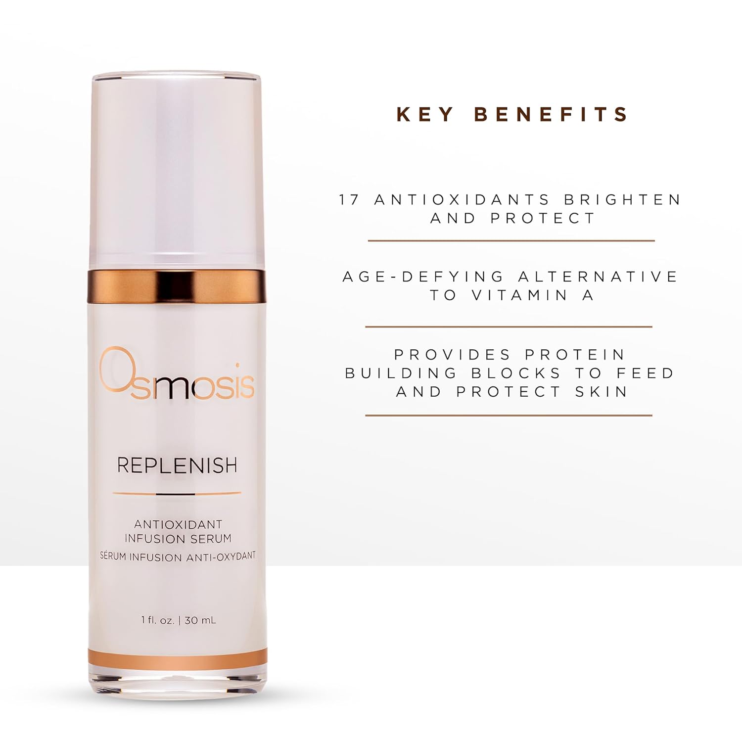 Osmosis REPLENISH Antioxidant Serum, Hydrates & Soothes Skin with Green Tea and Botanical Extracts, 1 Fl Oz - Image 6