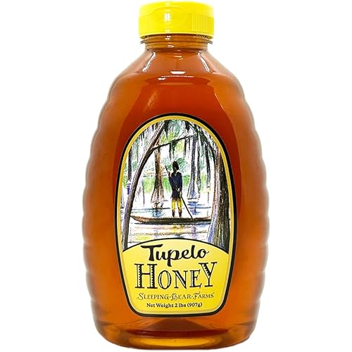 Tupelo Honey 32oz - 2 pound -Two pound Jar- from Sleeping Bear Farms Beekeepers in the Florida Apalachicola River Basin