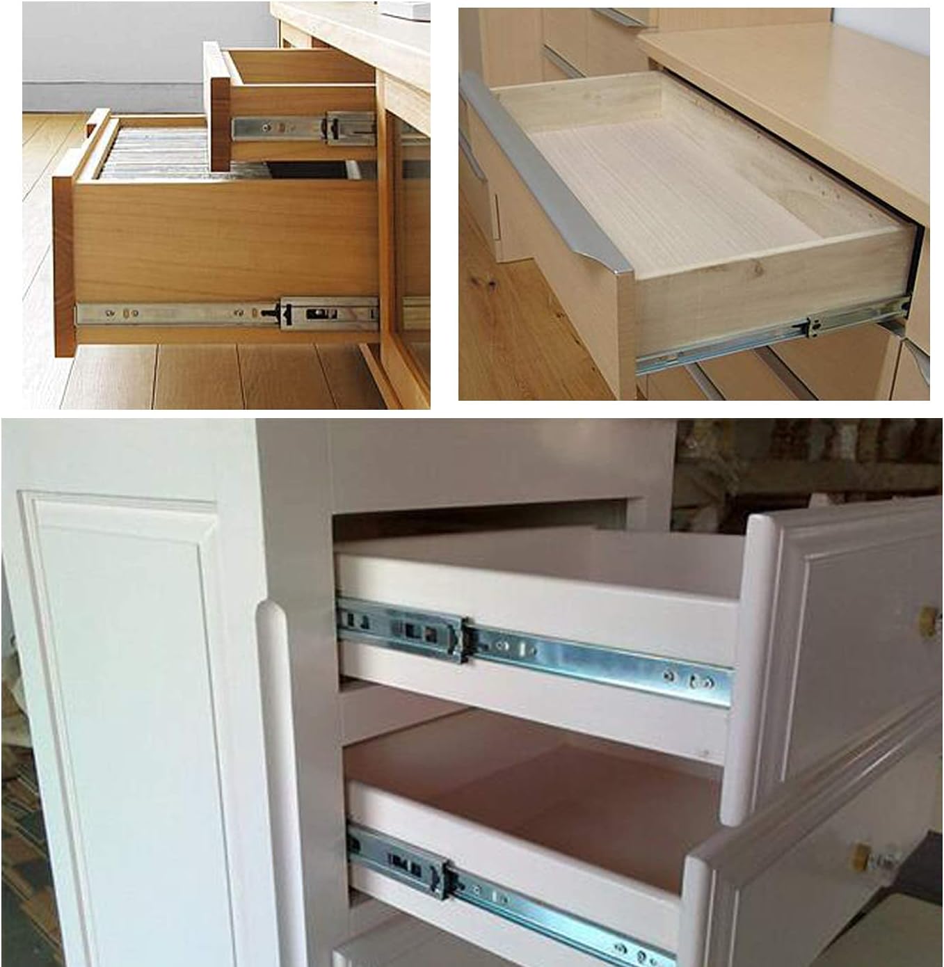 Get Cheap Price 22-Inch Heavy Duty Full Extension Ball Bearing Drawer Slides Soft Close Rail Runners 12Pair(24 Pieces) Exclusive Discount 60% Price 22-Inch Heavy Duty Full Extension Ball Bearing Drawer Slides Soft Close Rail Runners 12Pair(24 Pieces)