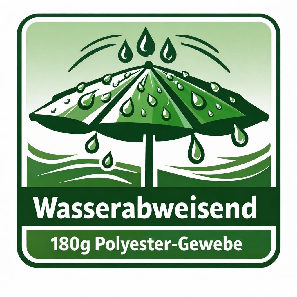 Gardissimo Sonnenschirm New Sunny 400 cm Anthrazit Rund | UV Schutz 50+, Kurbel, Kurbelschirm, Marktschirm, Garten