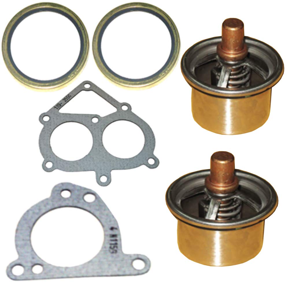 One New Thermostats & Gaskets Kit Fits CAT, Fits