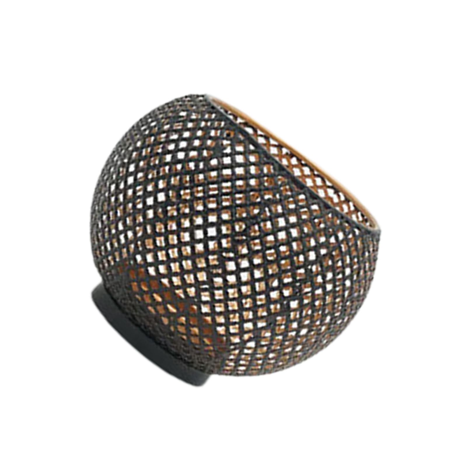 Handcrafted Moroccans Openwork Iron Sphere Tealight Stand for Wedding Centerpieces and Living Space Decoration Hollow Out Iron Holders