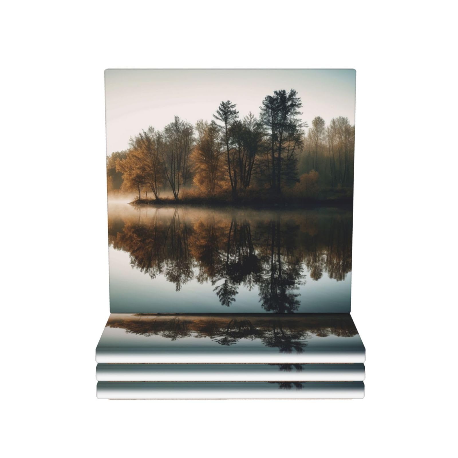 Dessous de verre absorbant en céramique contre les taches d'eau pour protéger la table