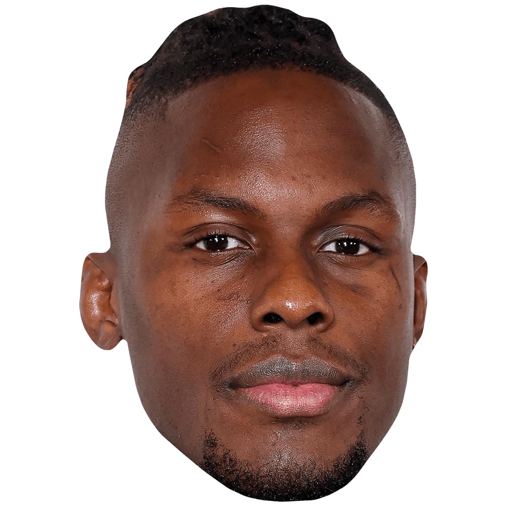 Maro Itoje (Goatee) Celebrity Mask, Flat Card Face, Fancy Dress Mask