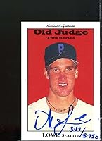 Vista 1 de Derek Lowe Card 1995 Signature Rookies Old Judge Firmas #22