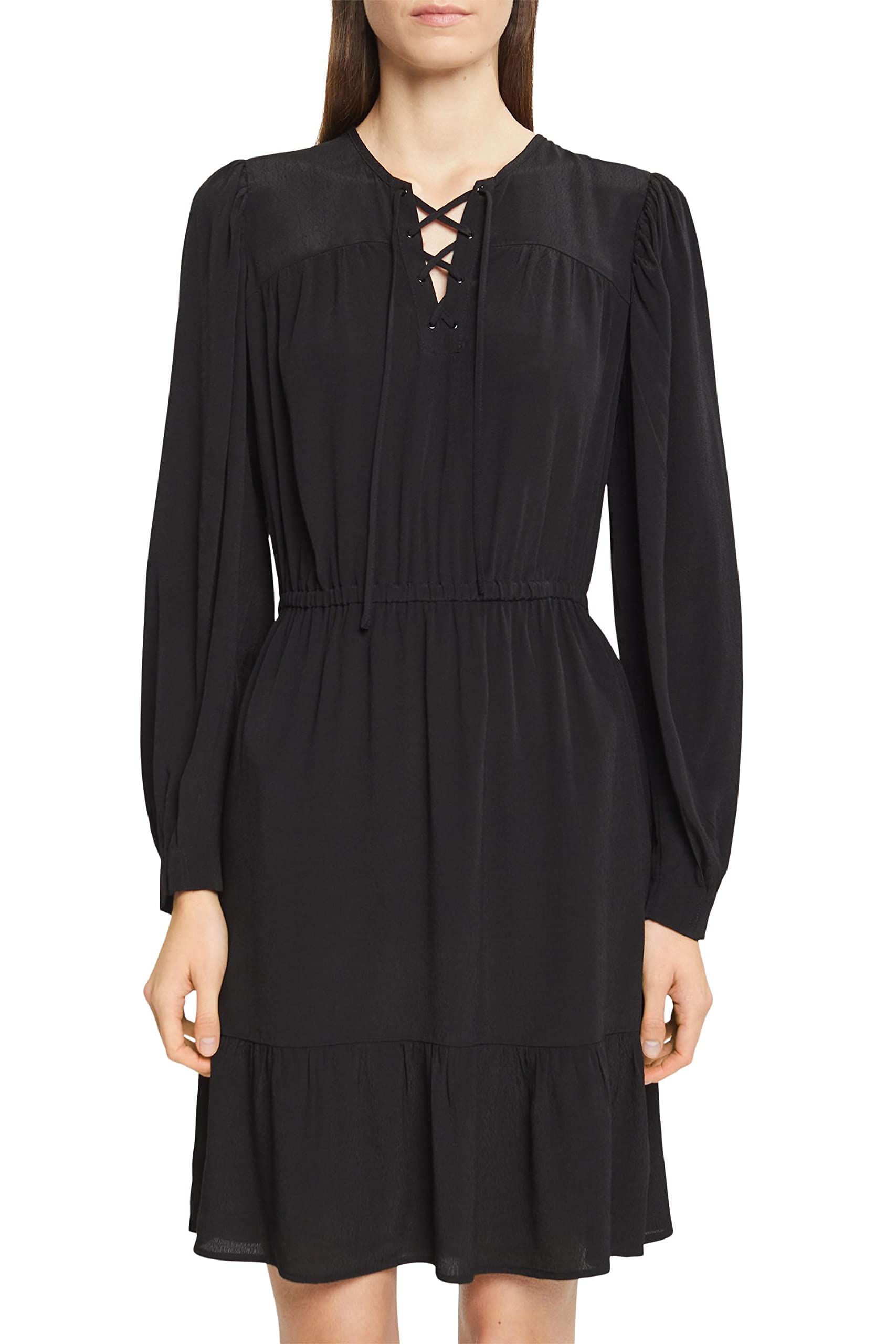 ESPRIT Women's 122EE1E313 Dress, 001/Black, 32