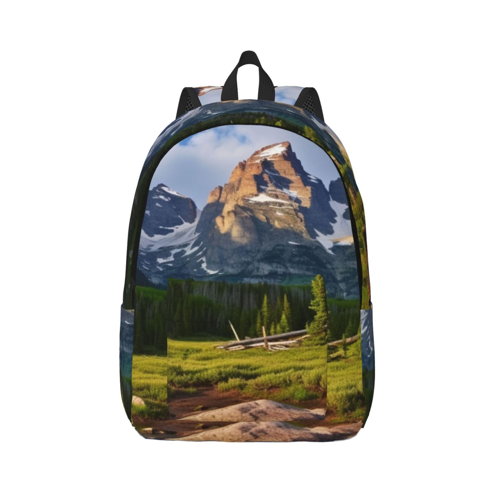 VACSAX National Park Print Backpack Canvas Backpacks Casual Bag Travel Daypack