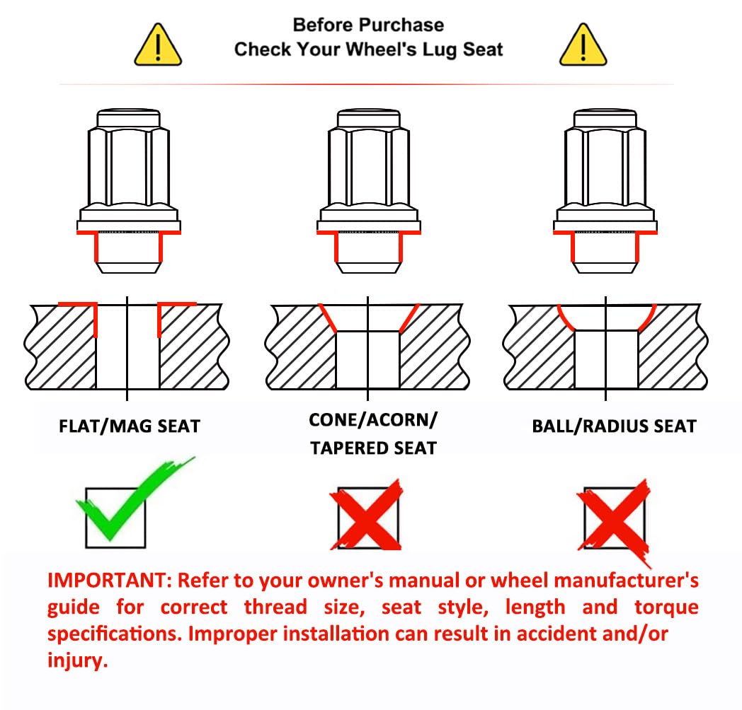 White Knight M12 x 1.50 Chrome Factory Style Long Mag (1.87" Height) Lug Nut with Washer for Select Toyota and Lexus, 5307L-24AM (24 Pack)