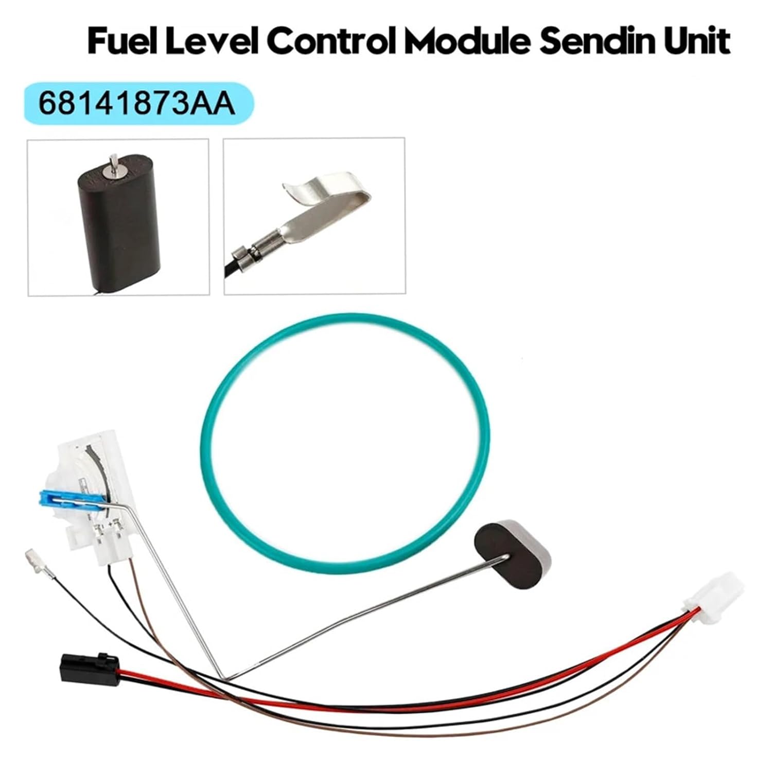 68141873AA Car Fuel Level Sensor Unit Compatible with Dodge Ram 1500 5.7L V8 2011 2012 2013 2014 2015 2016 2017 55366298AA Replacement Part