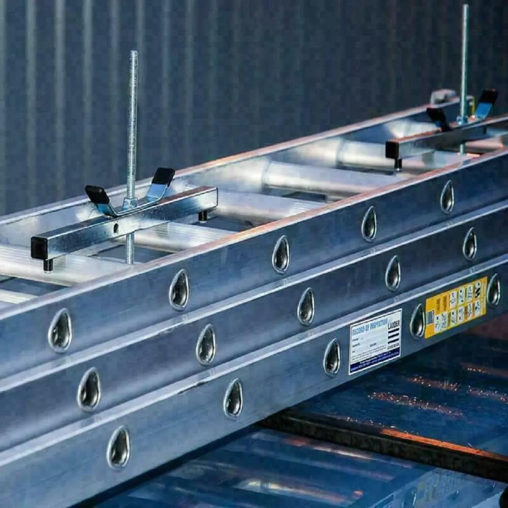 HEYOUTH Abrazaderas estabilizadoras de escalera,Soportes de escalera seguros,Sistema de Pinzas,para Escalera para el Montaje en bacas de Coche
