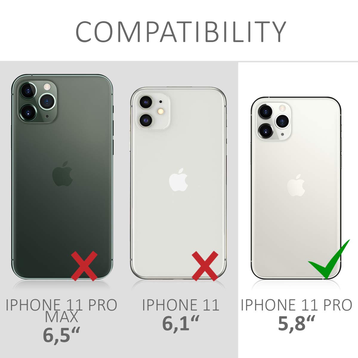 iPhoneアクセサリー iPhone11Pro Amazon.com: kwmobile Crossbody Case Compatible with Apple iPhone