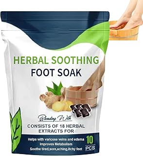 Herbal Detox Foot Soak Beads,Herbal Detox Cleansing Foot Soak Beads,Relieve Foot Pressure and Improve Sleep,Natural Detoxingherbs Cleansing Foot Soak Beads,Body Detox Foot Soak Beads