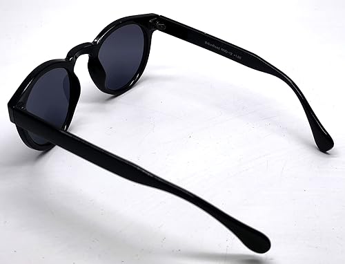 Miniatura 7 de Bifocal Gafas de sol lectores gafas de lectura para mujeres y hombres de forma redonda diseñador moda (obtener 2 pares)