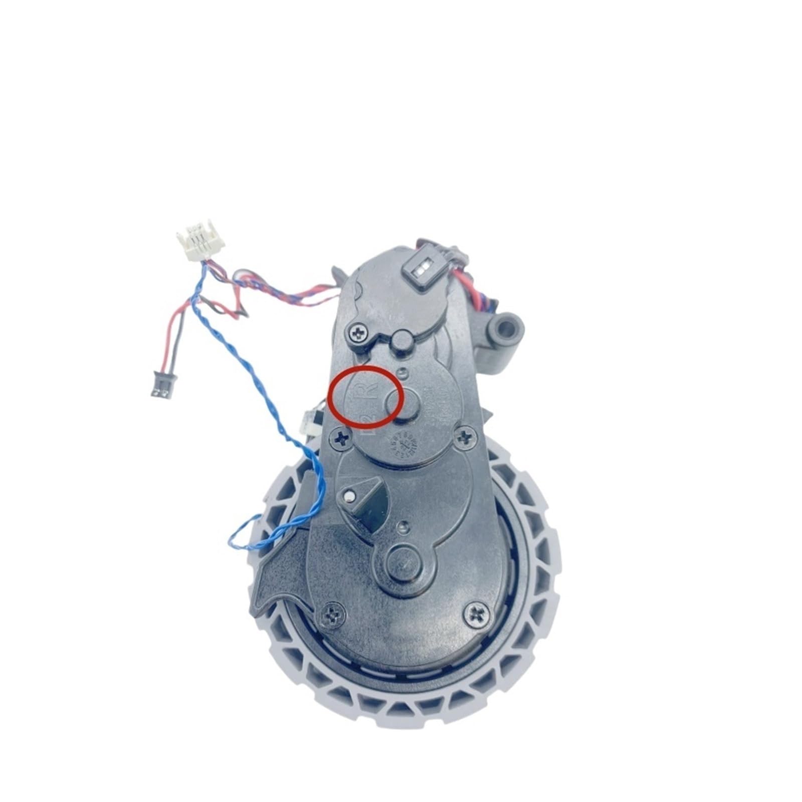 Compatible for Ecovacs，for Deebot T10/ T20/ X1/ Omni Turbo Plus，Robot Vacuum Cleaner Components Left & Right Drive Traveling Wheel(R x1)