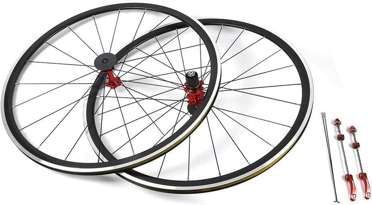 700C Bicycle Wheel Road Bike Front Rear Wheels Ultra Light Rim Brake C/V for 7/8/9/10/11 Speed Wheelset