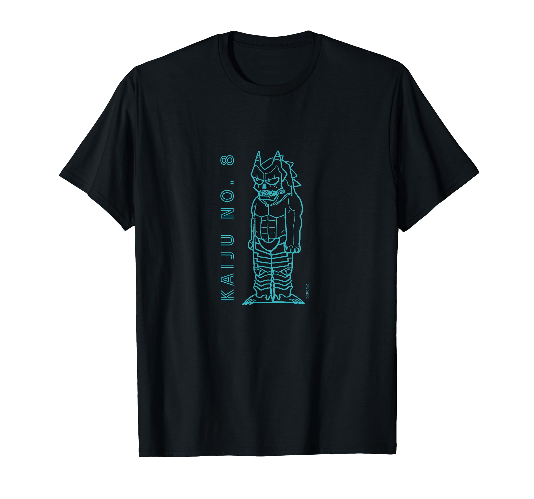 Amazon | 怪獣9号 ジロリTシャツ-ラインアートver.-（怪獣8号