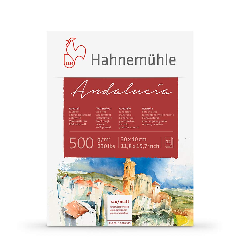 Hahnemuhle Andalucia Watercolour Block 30x40cm