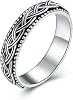 YAFEINI Fidget Ring Sterling Silver Spinner Ring for Women Celtic Knot/Sunflower/Daisy/Heart/Tree of Life Spinning Ring Fidget Jewelry Gifts for Women Men 6-12