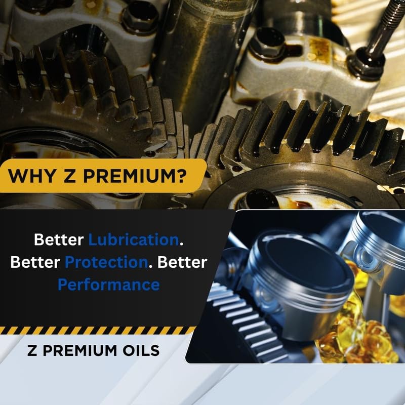 Image of ZPremium ISO VG 32 High-Performance Hydraulic Oil 1 Liter | Superior Anti-Wear Lubricant with Advanced Protection and Enhanced Durability for Industrial Machinery and Compressors