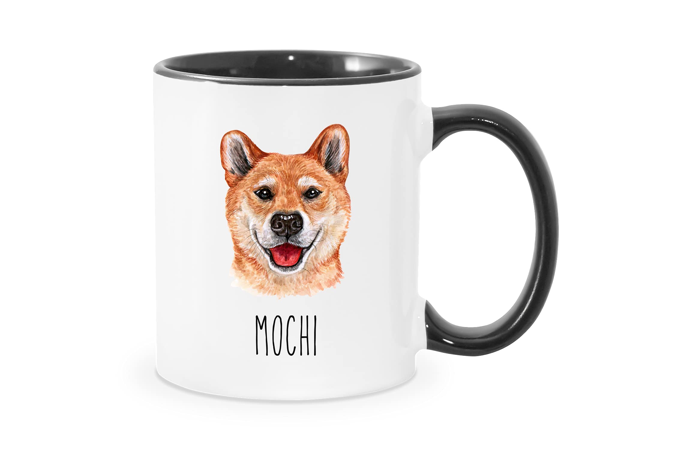 Shiba Inu Personalized Coffee Mug Gifts for Mom Dad Dog Lovers - Custom 15oz or 11oz - Dishwasher Microwave Safe (Shiba Inu)