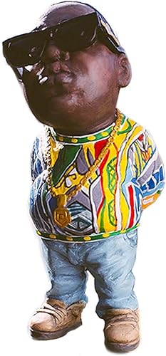 Miniatura 3 de Leyenda conmemorativa Hip Hop East Coast Rap God Decoración, peculiar e interesante Rap Music Star Esculturas de resina, adorno de resina para el